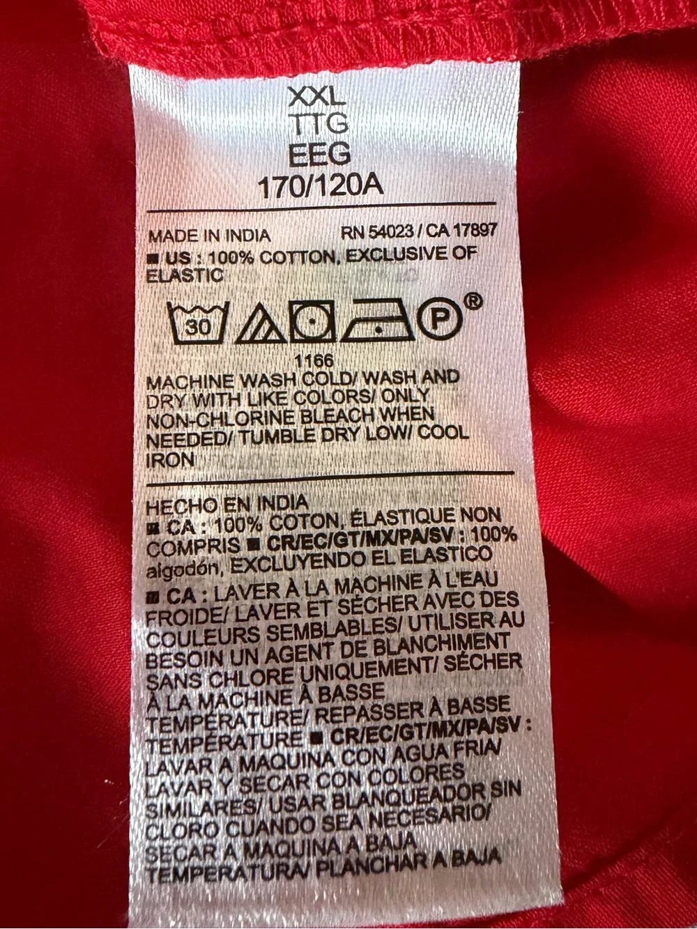 Old Navy vibrant red